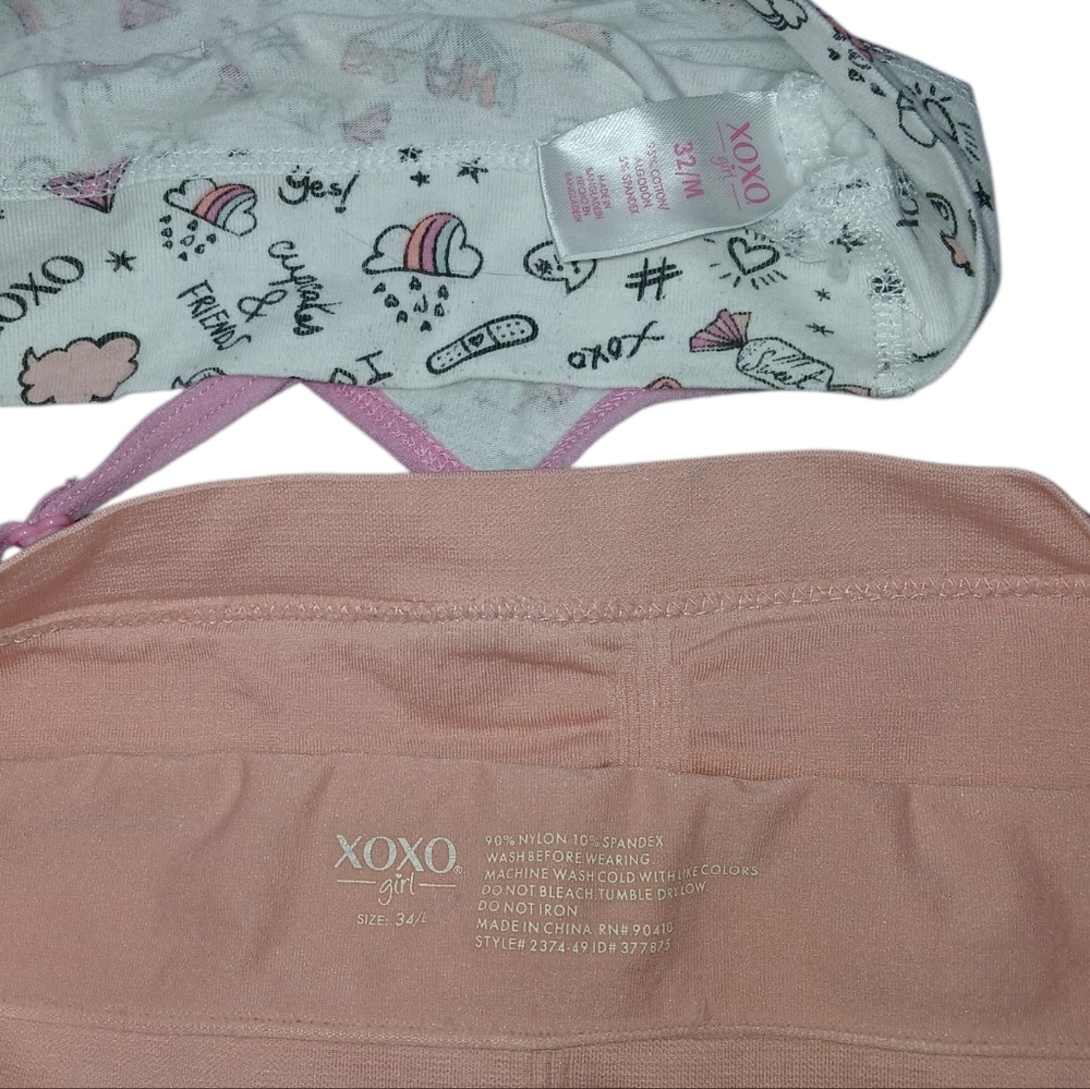 XOXO Girls Teens Printed Bralette Bundle of 2 - Picture 10 of 10